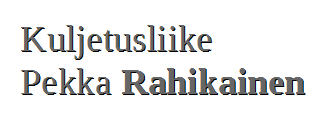 Kuljetusliike Pekka Rahikainen